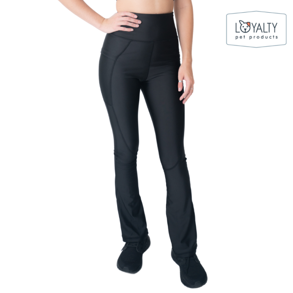 Black Fur Resistant Leggings