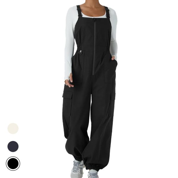 Water Resistant Adjustable Zipper Overalls