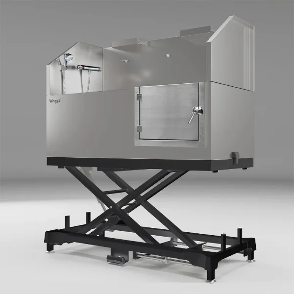 Waggz Power-Lock XL 60″ Black Electric Dog Grooming Tub