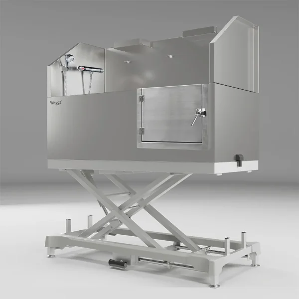 Waggz Power-Lock XL 60″ White Electric Dog Grooming Tub