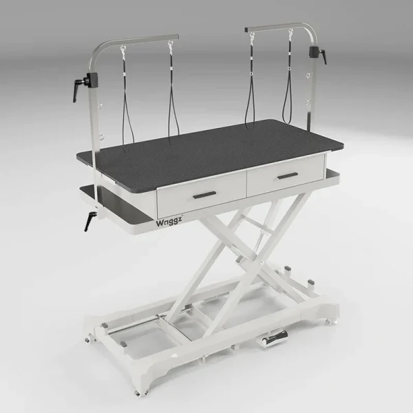 Waggz Store-Range XL 52” White Electric Dog Grooming Table